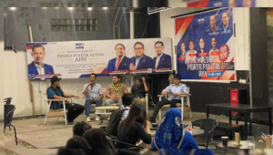 Nobar dan Bedah Pidato AHY, DPD Partai Demokrat Kaltim Tunjukkan Makna Demokrasi
