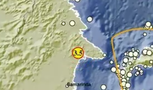 Terjadi Gempa di Kalimantan Timur (BMKG)