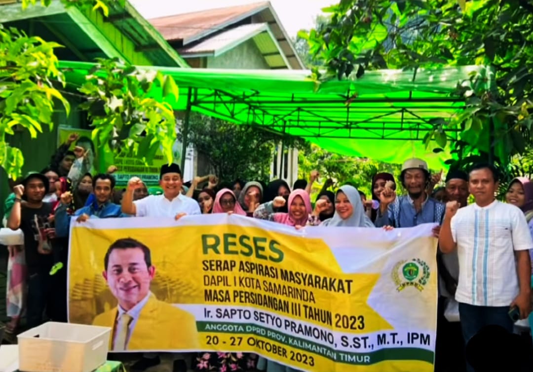 Reses anggota DPRD Kalimantan Timur (Kaltim), Sapto Setyo Pramono di Kelurahan Loa Buah, Kecamatan Sungai Kunjang, Kota Samarinda (dok. Sapto Setyo)