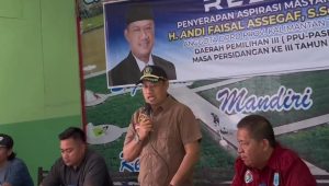 Disambut Hujan Deras, Anggota DPRD Kaltim, Andi Faisal Assegaf Reses di Desa Sebakung Makmur