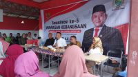 Wakil ketua DPRD Kaltim Seno Aji Sosialisasi Kebangsaan dusun Suka Karya, Desa Bukit Pariaman. Dok Bayu Santoso