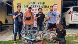 Lima Hari Sembunyi, Maling Motor di Muara Badak Ditangkap Polisi