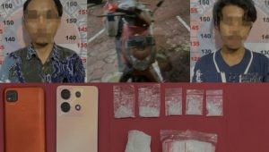 Dua Terduga Pengedar Sabu di Bontang Diringkus Polisi