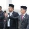 Ketua DPRD Kaltim Hasanuddin Mas’ud dan Ketua DPRD Samarinda Helmi Abdullah saat menghadiri pelantikan kepala daerah di Jakarta pada Kamis 20 Februari 2025