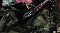 Salah satu motor yang hancur ditabrak mobil milik perusahaan (dok: ist)