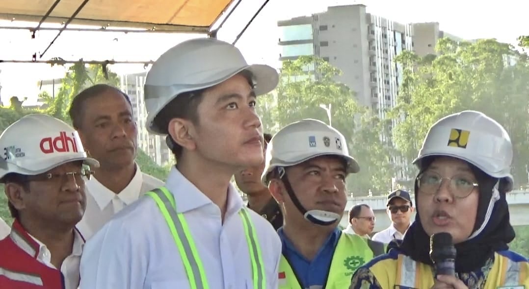 Gibran saat berkunjung ke IKN