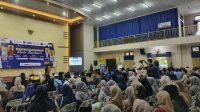 Acara penyerahan bantuan secara simbolik oleh LAZ BMBU Bontang (dok; ritme)