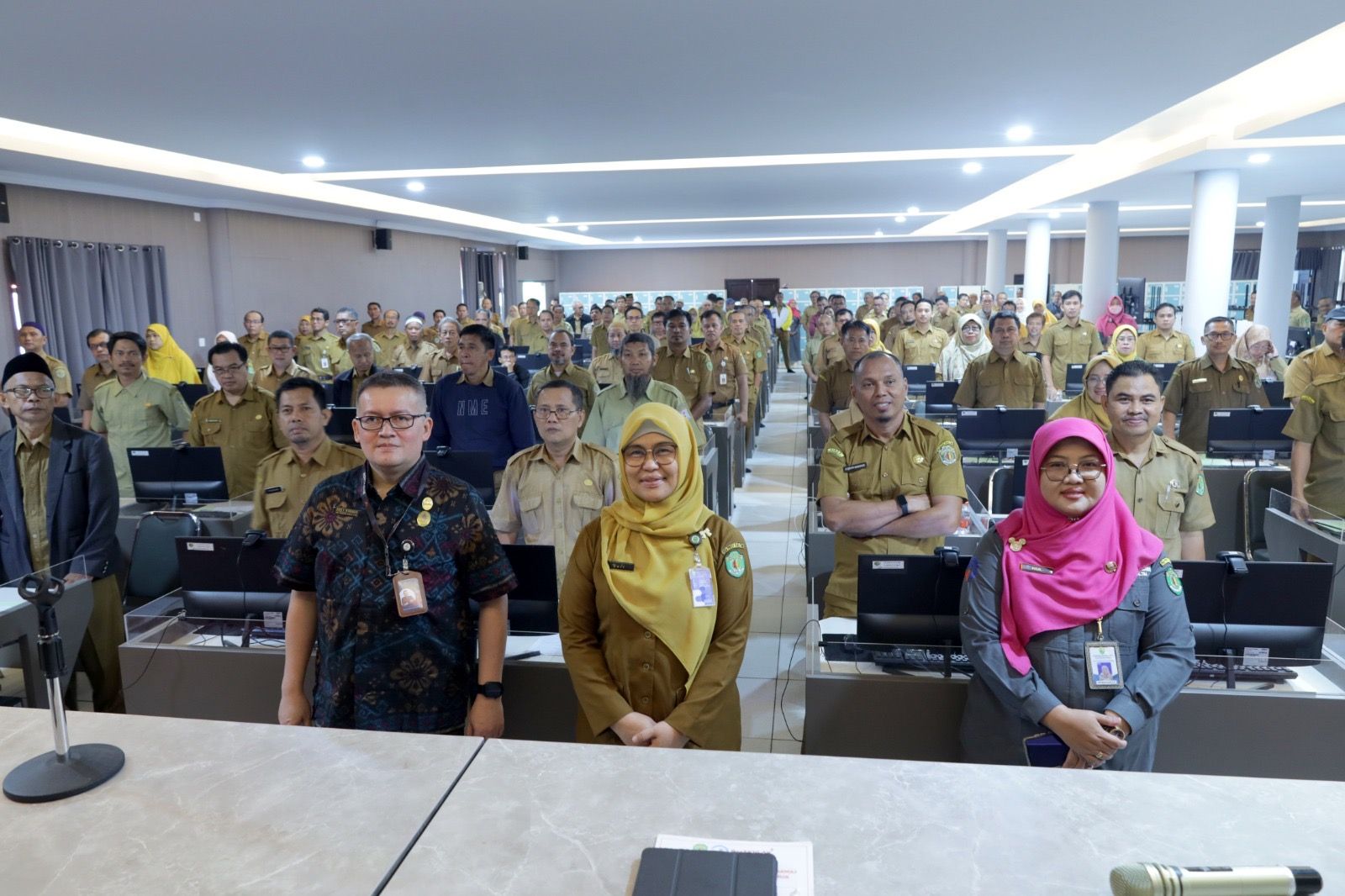 1.340 Pegawai Negeri Sipil (PNS) ikuti penilaian kompetensi manajerial dan sosiokultural di Lab Station BKD Kaltim, Senin (19/5/2025).