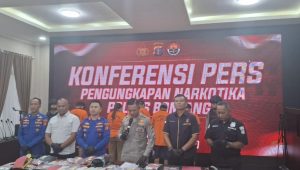 Polres Bontang gelar konferensi pers pengungkapan kasus narkoba (dok: ritme)