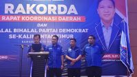 Partai Demokrat Kalimantan Timur (Kaltim) menggelar Rapat Koordinasi Daerah (Rakorda) dan Halal Bihalal di Hotel Puri Sinyiur Samarinda (dok: ist)