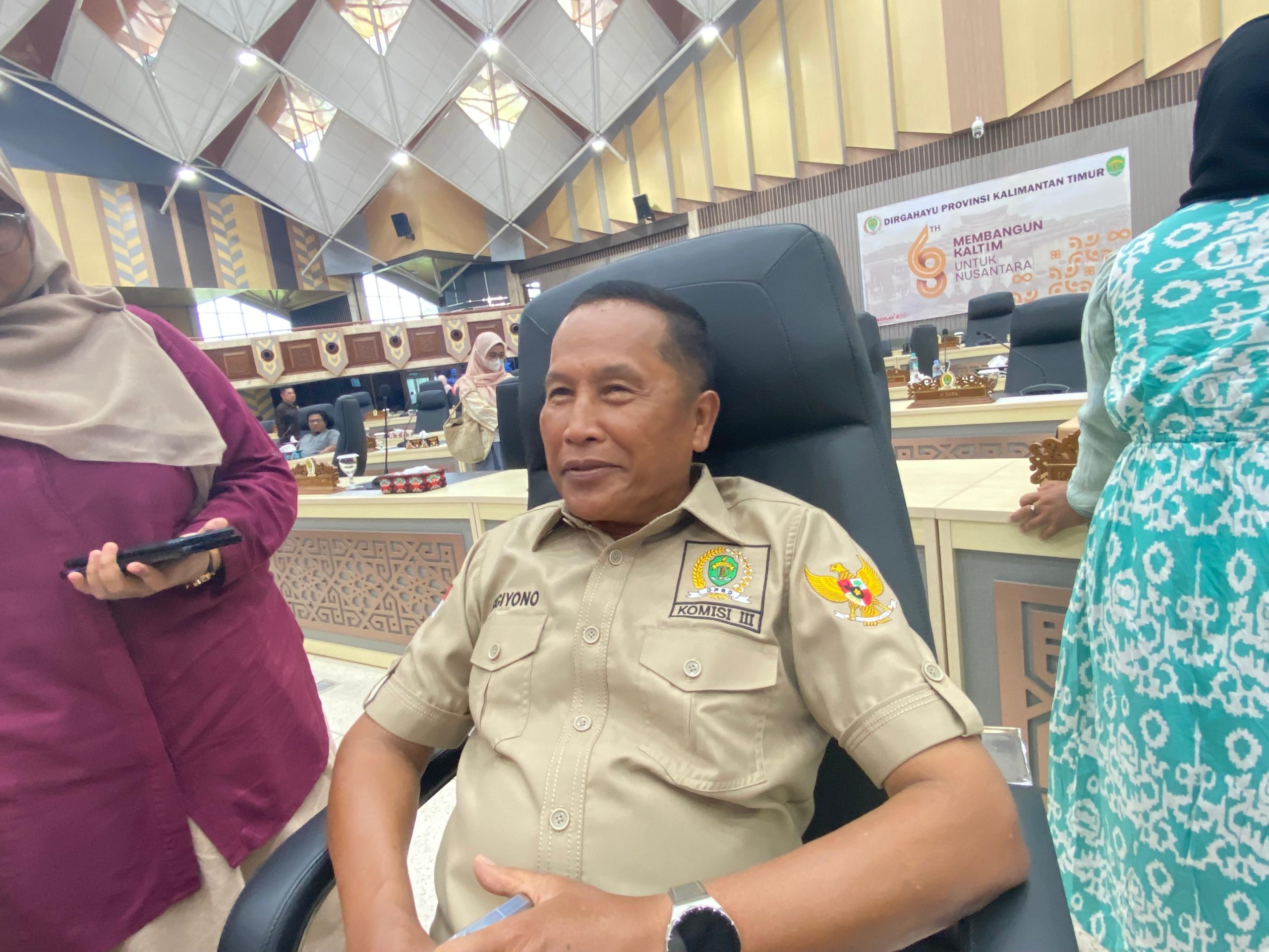 Anggota Komisi III DPRD Kalimantan Timur (Kaltim), Sugiyono. (Dok.RITMEKALTIM/DFA).