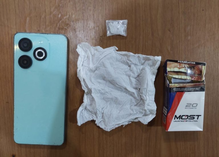 Polsek Bontang Utara Bekuk Pengedar Narkoba