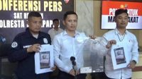 Barang bukti diperlihatkan dalam konferensi pers (dok: ist)