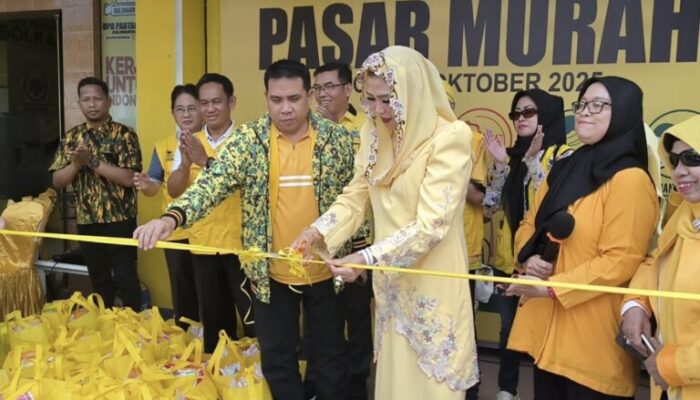 Rayakan HUT ke-61, Golkar Kaltim Gelar Pasar Murah dan Ziarah ke Makam Pahlawan