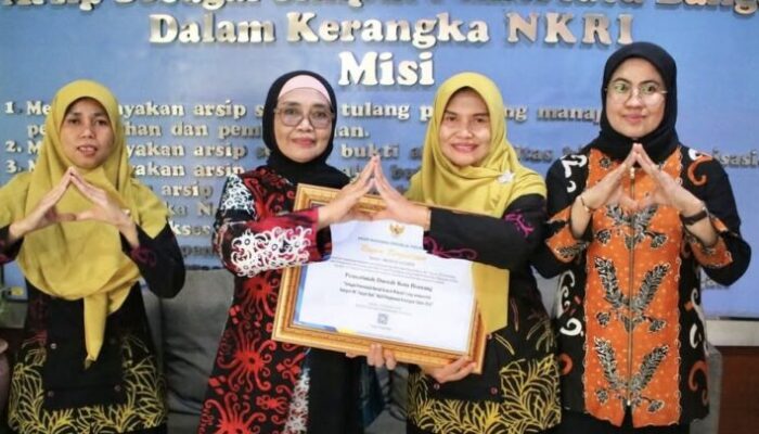 Bontang Masuk Daftar Kota dengan Pengelolaan Arsip Terbaik di Wilayah I