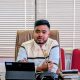 Ketua Komisi C DPRD Kota Bontang, Alfin Rausan Fikri memimpin rapat terkait Raperda LLAJ, di Kantor DPRD Kota Bontang. (dok: ritmee)