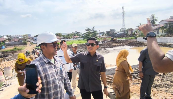 Debu Proyek Polder Ganggu Warga, DPRD Bontang Tegur Kontraktor