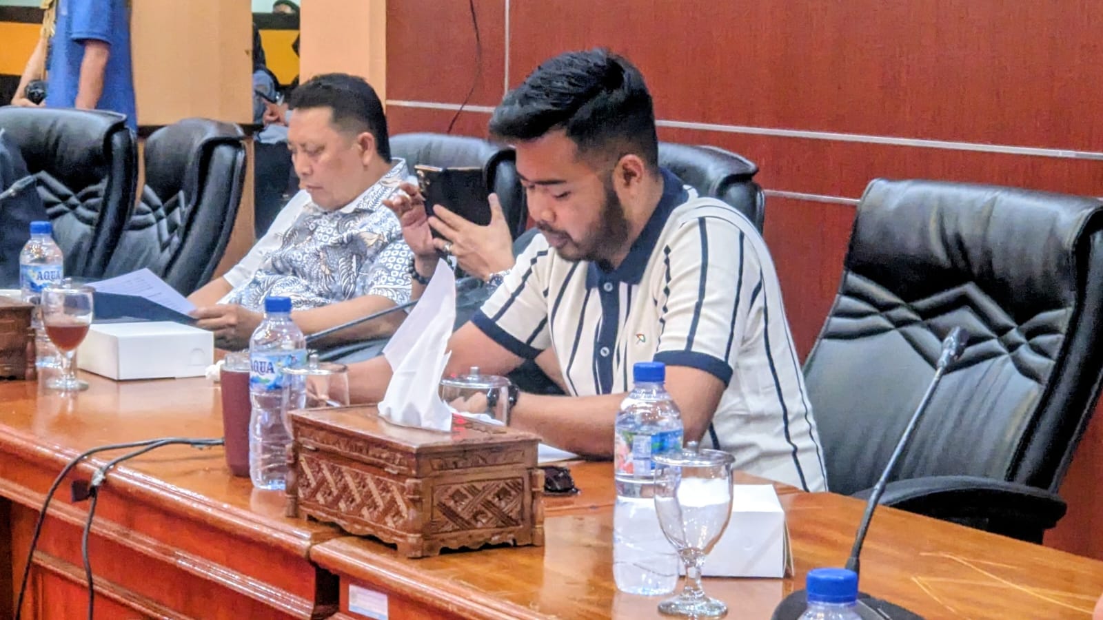 Anggota Fraksi Golkar Alfin Rausan Fikry meminta penyesuaian anggaran tidak berdampak pada kualitas layanan pendidikan dan kesehatan di Bontang.(dok: ritmee)