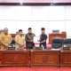 Ketua Fraksi PKS-NasDem DPRD Bontang Suharno meminta proyek infrastruktur vital tetap dilindungi di tengah efisiensi APBD Perubahan 2026 dalam Rapat Paripurna DPRD Bontang, Selasa (8/9/2026). (Foto:Ist, Nurdin Humas DPRD Bontang).