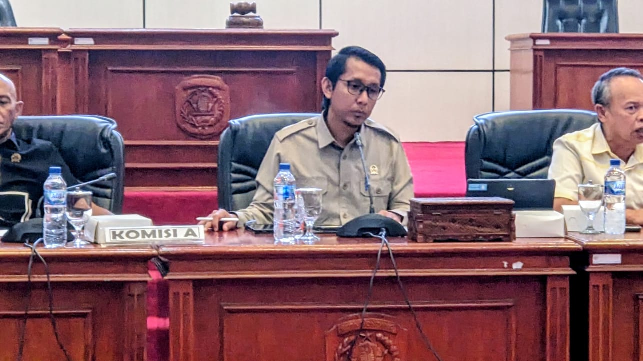 Ketua Komisi A DPRD Bontang Heri Keswanto mendorong penguatan ketahanan keluarga untuk mencegah kenakalan anak.(dok: ritmee)