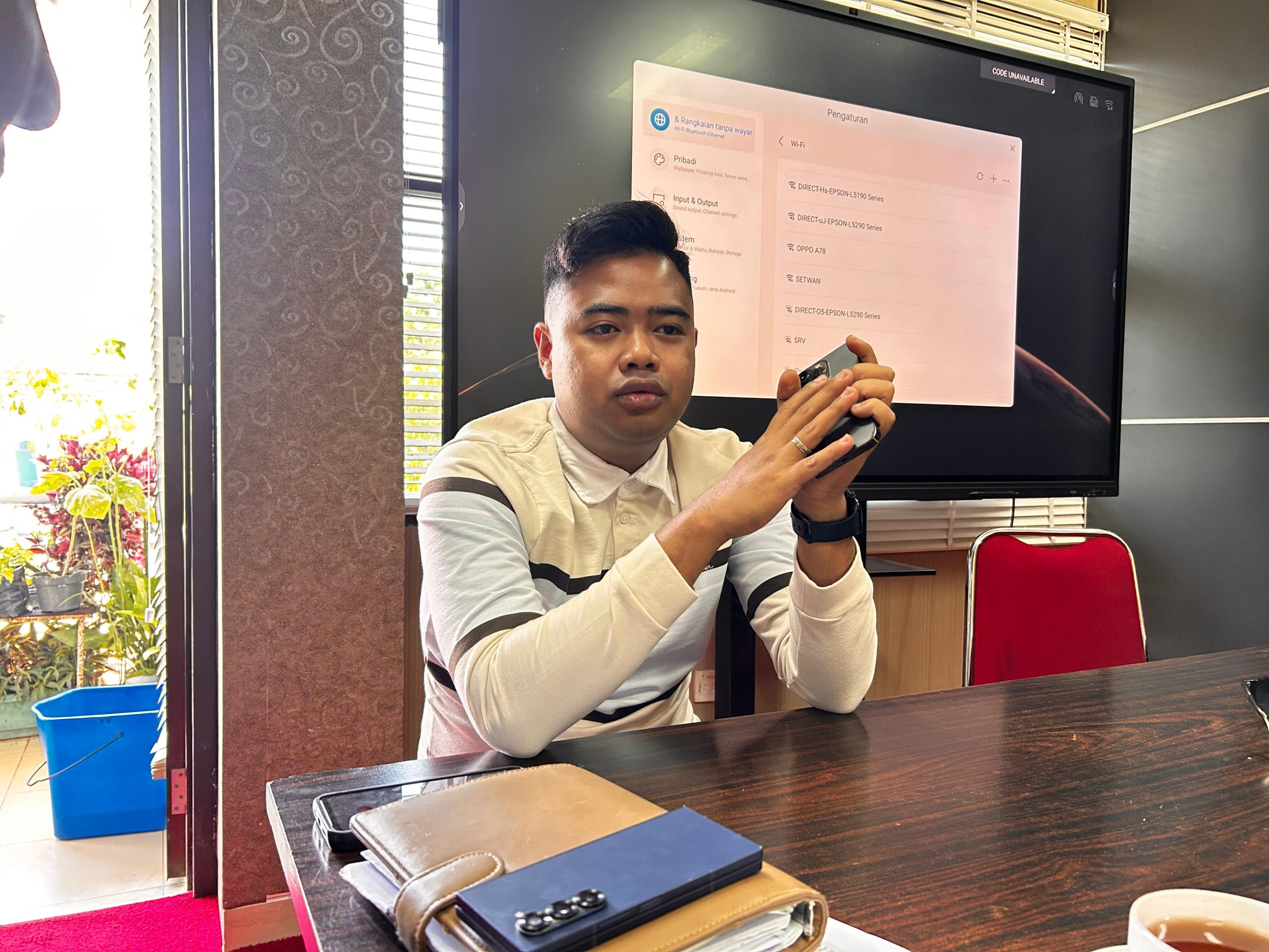 Ketua Komisi C DPRD Bontang Alfin Rausan Fikry menyampaikan, pihaknya membahas kembali Raperda Penanggulangan Bencana Kawasan Industri.(dok: ritmee)