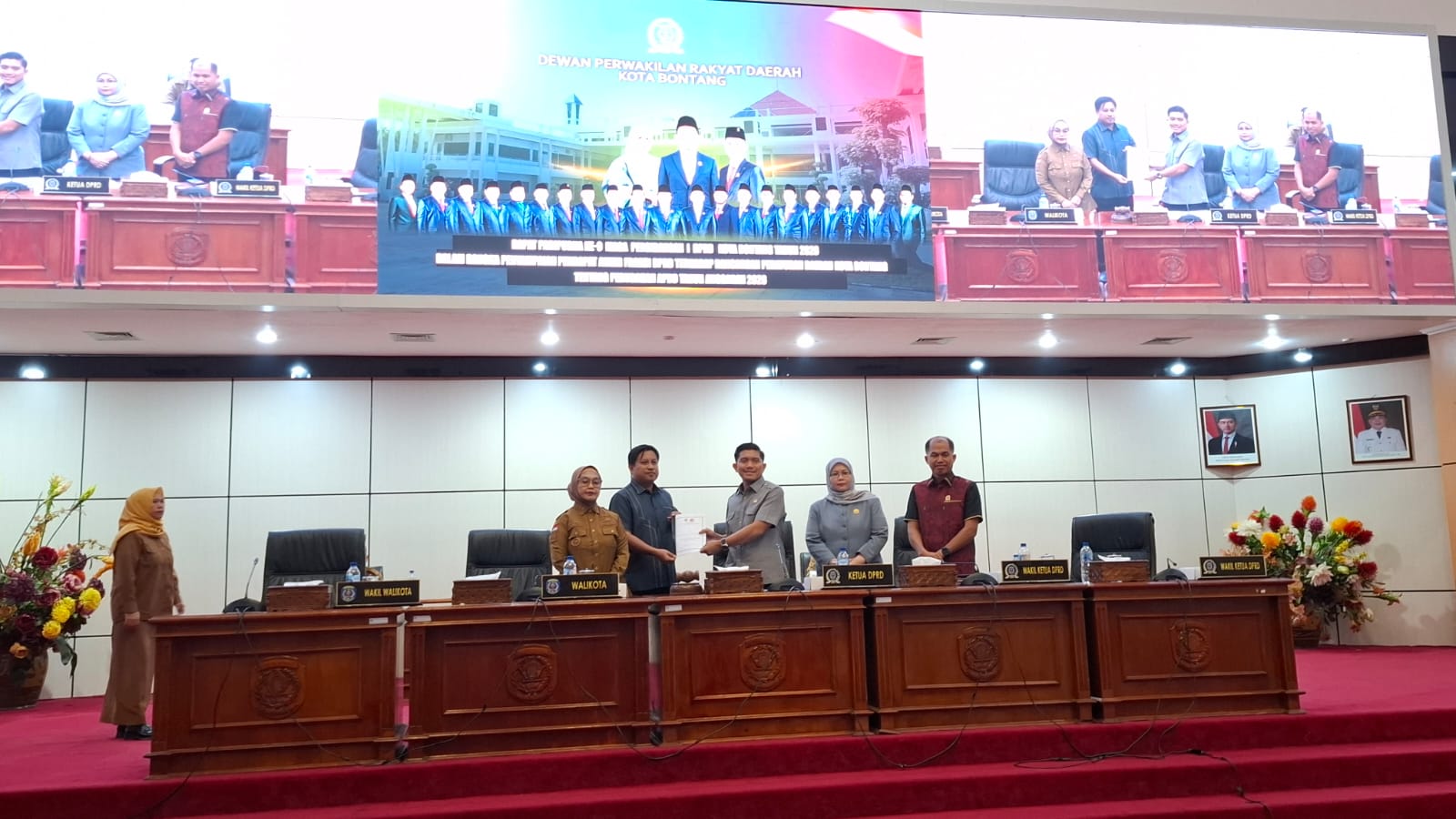 Fraksi Gerindra DPRD Bontang menyetujui Raperda Perubahan APBD 2026 untuk disahkan menjadi Perda.(dok: ritmee)